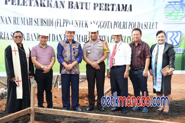 Pembangunan Rumah Bersubsidi Bagi Anggota Polda Sulut 